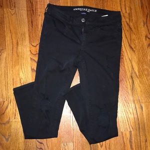 American Eagle Black ripped jeans, 6
